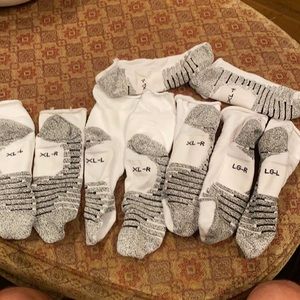 Nike grip socks cut short - bundled all together